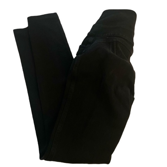 Almoust famous distressed black jeans size 0 - Picture 3 of 6